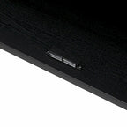 4 Door Rattan Storage Cabinet with Adjustable Shelves