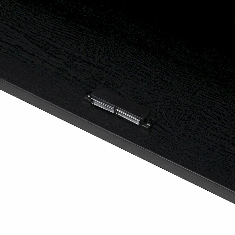 4 Door Rattan Storage Cabinet with Adjustable Shelves