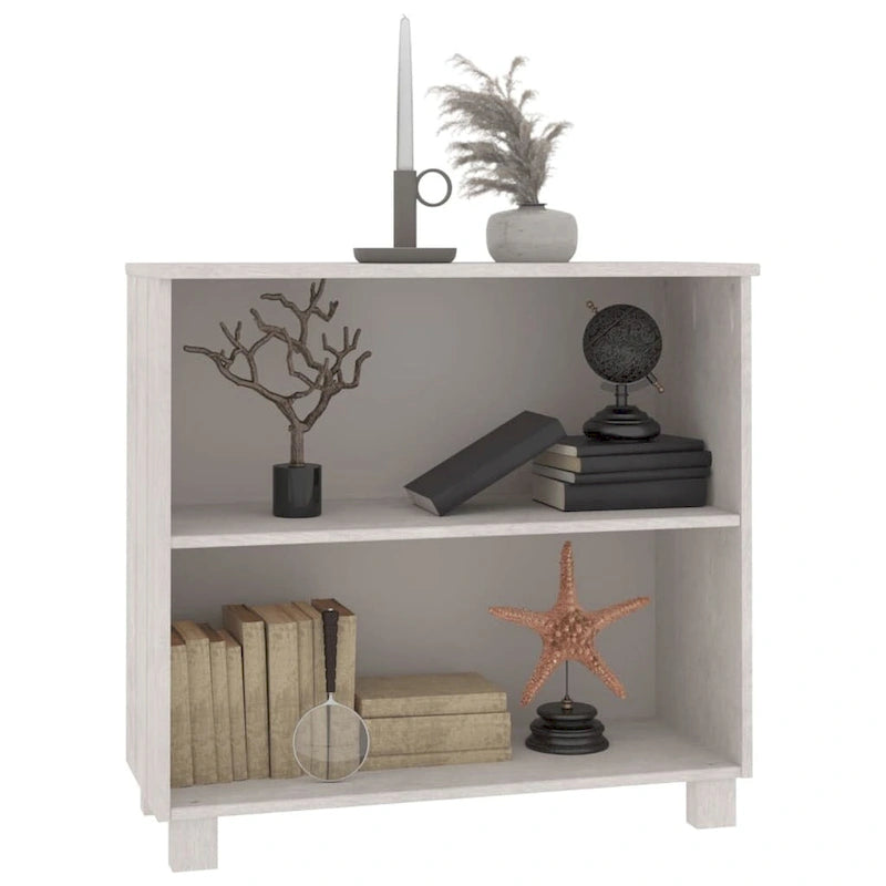 vidaXL Sideboard Storage Kitchen Cabinet for Hallway HAMAR Solid Wood Pine - 33.5x13.8x31.5