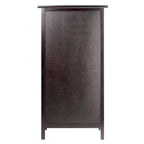 Alta Wine Cabinet, Espresso - 19.13 x 12.72 x 37.48 inches