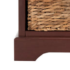 SAFAVIEH Ardella Red Tall Storage Unit - 15.7 x 13 x 34.3 - 16Wx13Dx34H