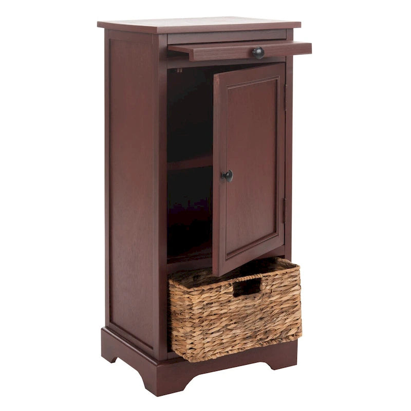 SAFAVIEH Ardella Red Tall Storage Unit - 15.7 x 13 x 34.3 - 16Wx13Dx34H