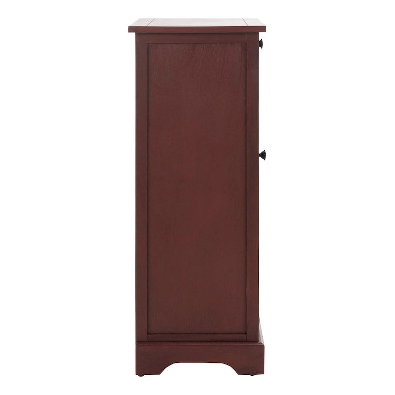 SAFAVIEH Ardella Red Tall Storage Unit - 15.7 x 13 x 34.3 - 16Wx13Dx34H