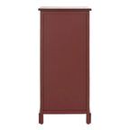 SAFAVIEH Ardella Red Tall Storage Unit - 15.7 x 13 x 34.3 - 16Wx13Dx34H