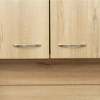 70.87 Tall Wardrobe& Kitchen Cabinet, with 6-Doors, 1-Open Shelves and 1-Drawer for bedroom