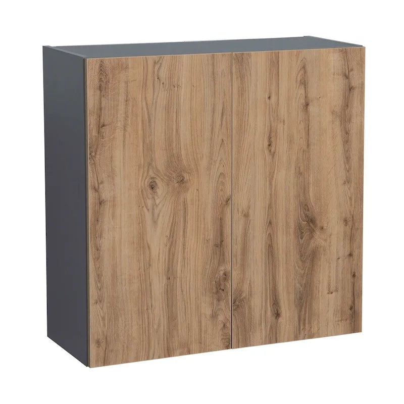 30 x 30 Wall Cabinet-Double Door-Grey - 30 x 30 x 12