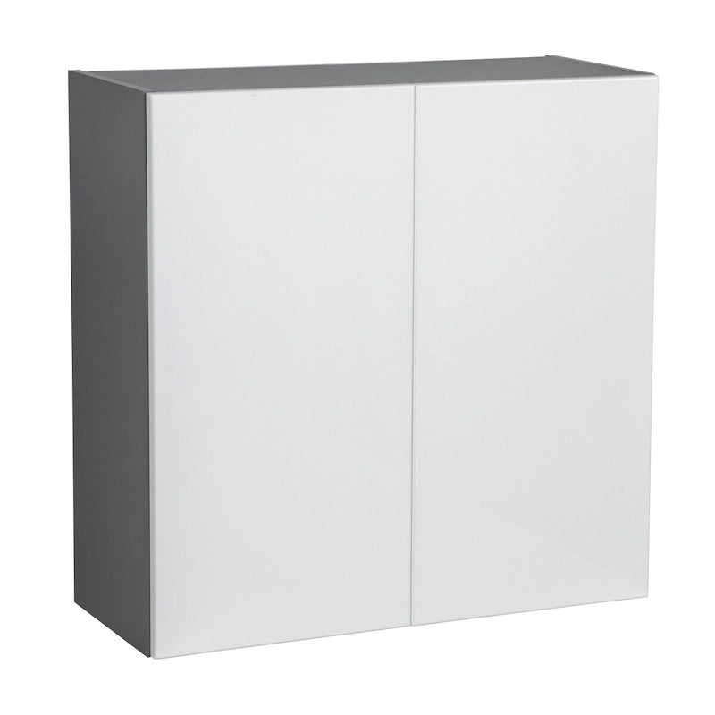 30 x 30 Wall Cabinet-Double Door-Grey - 30 x 30 x 12