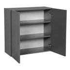 30 x 30 Wall Cabinet-Double Door-Grey - 30 x 30 x 12