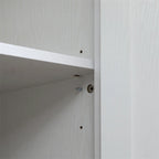 Freestanding Kitchen Storage Cabinet w/ Doors and Adjustable Shelves - N/A