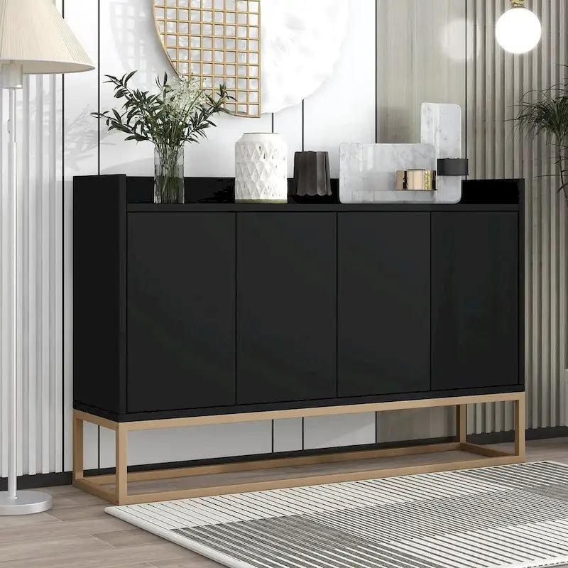 Modern Sideboard Buffet Cabinet with Large Storage Space - N/A