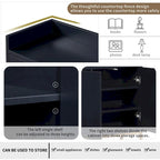 Modern Sideboard Buffet Cabinet with Large Storage Space - N/A