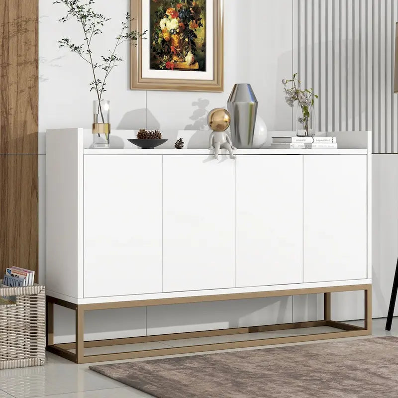 Modern Sideboard Buffet Cabinet with Large Storage Space - N/A