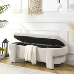 Upholstered Bench with Large Storage Space