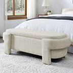 Upholstered Bench with Large Storage Space