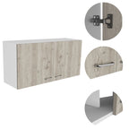 Napoles Wall Cabinet, Two Shelves, Double Door