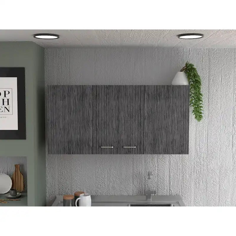Napoles Wall Cabinet, Two Shelves, Double Door