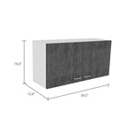 Napoles Wall Cabinet, Two Shelves, Double Door