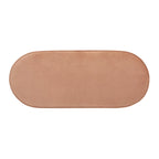 Serena 38 Ruched Oval Storage Bench Ottoman