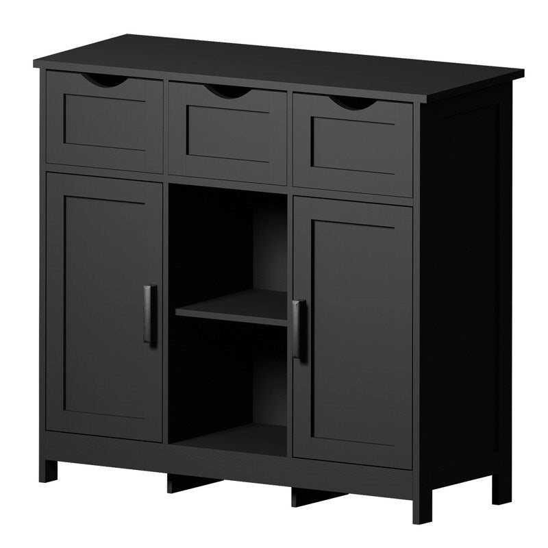 35.4 Wide 3 Drawer Sideboard - N/A