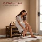 2-Tier Shoe Rack - 11.8D x 31.5W x 18.9H