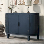 33.50 in. H Storage Cabinet with Antique Pattern Doors