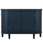 33.50 in. H Storage Cabinet with Antique Pattern Doors