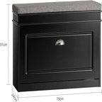 Shoe Cabinet with Flip-Drawer - 9.45D x 29.53W x 20.08H