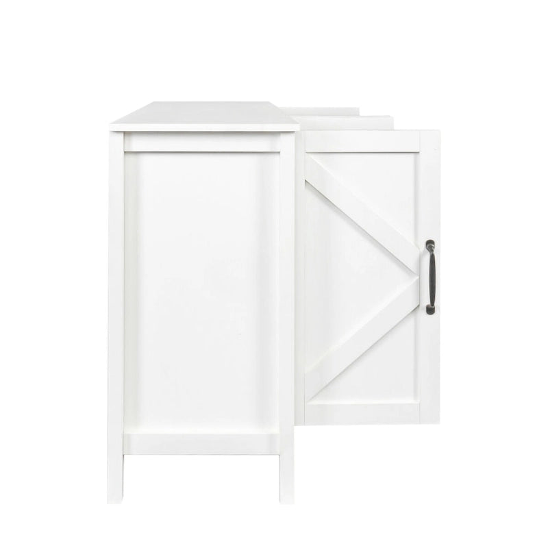 Storage Sideboard Cabinet with 4 Doors and 4 Shelgves