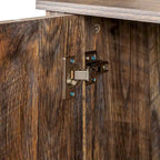 Storage Sideboard Cabinet with 4 Doors and 4 Shelgves