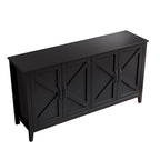 Storage Sideboard Cabinet with 4 Doors and 4 Shelgves