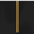 55 Sideboard Storage Cabinet with Adjustable Shelves, Glossy Finish