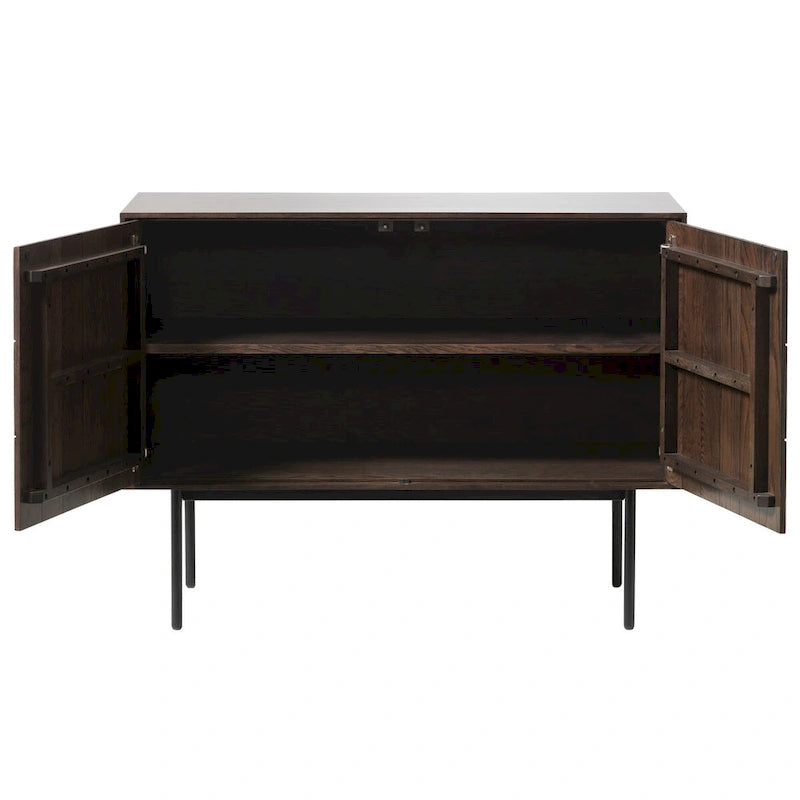 Rye Studio Modern Sideboard, Espresso Oak