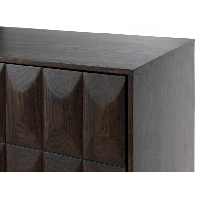 Rye Studio Modern Sideboard, Espresso Oak