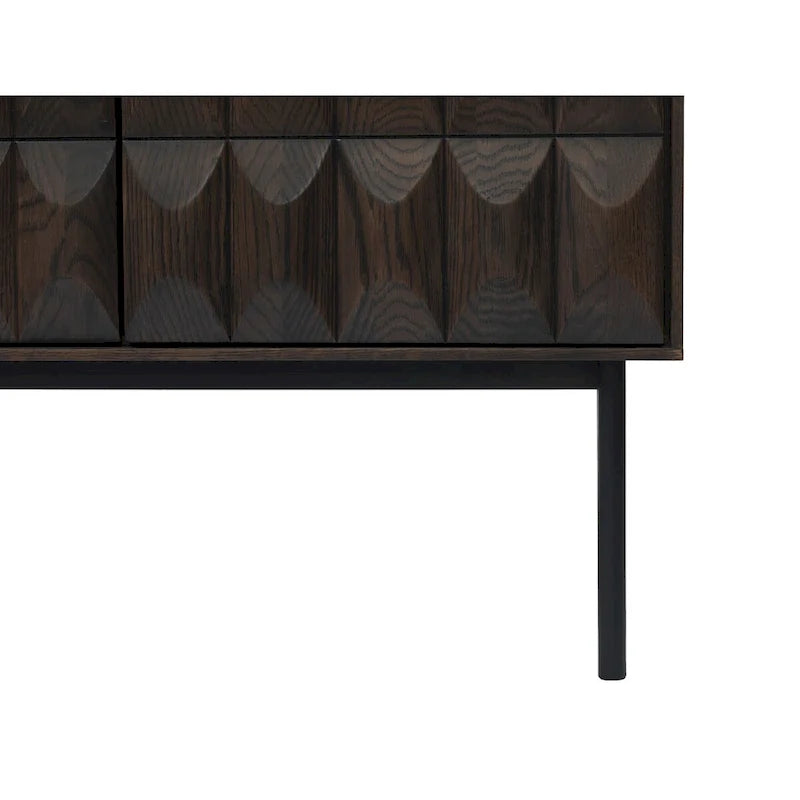 Rye Studio Modern Sideboard, Espresso Oak