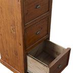 Dexter 23 Wide 3-Drawer Reclaimed Pine File Cabinet