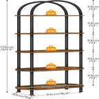 5 Tier Open Bookshelf