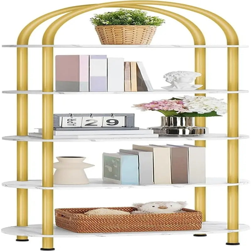 5 Tier Open Bookshelf