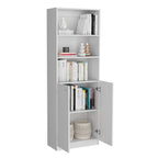 Kenyon 74 Wide 5-Shelf Double Cabinet Bookcase Set of 3