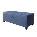 55.3 Inch Extra Long Storage Ottoman Entryway Bench with Flip Top Storage Chest with Padded Seat Bed End Stool for Hallway