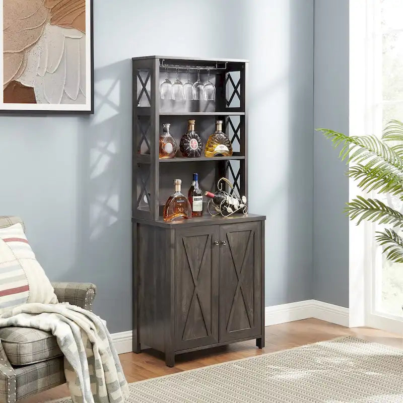 MM Farmhouse Bar Cabinet