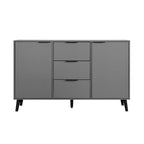 Sideboard Buffet Cabinet with Storage,Wood Coffee Bar Cabinet,47.2 Cabinet with 3 Drawers & 2 Doors,Buffet Cabinet Cupboard