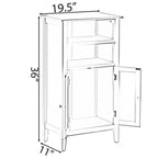White Bathroom Storage Cabinet for Bedroom, Bathroom, and Vanity