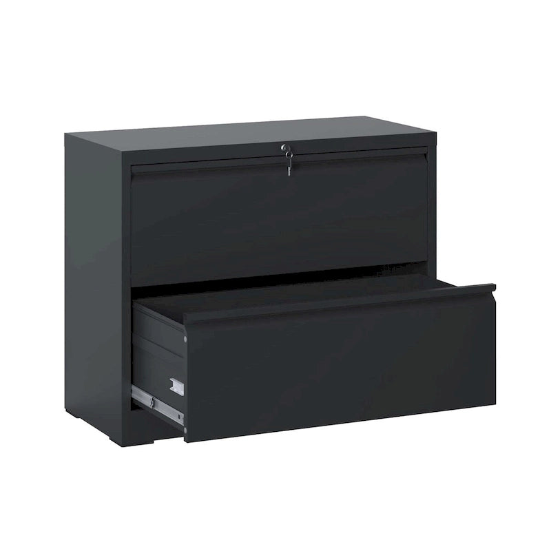 Lateral File Cabinet 2 Drawer,Filing Cabinet with Lock, Lockable File Cabinet for Home Office