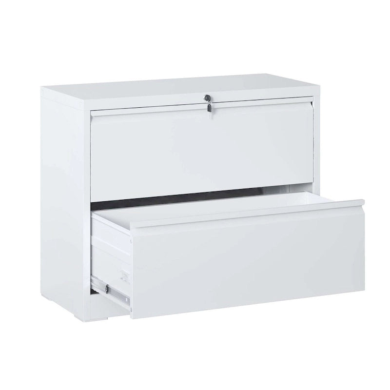 Lateral File Cabinet 2 Drawer,Filing Cabinet with Lock, Lockable File Cabinet for Home Office