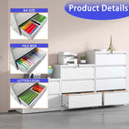 Lateral File Cabinet 2 Drawer,Filing Cabinet with Lock, Lockable File Cabinet for Home Office