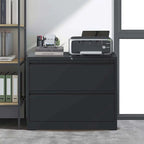 Lateral File Cabinet 2 Drawer,Filing Cabinet with Lock, Lockable File Cabinet for Home Office