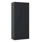 Metal Garage Storage Cabinet Tool Steel with Doors and 4 Shelves