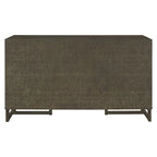 Glenmoor Dark Grey 3-Drawer Server with 2 Cabinets