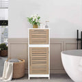 Stockholm Linen Storage Cabinet Vented Door and Drawer
