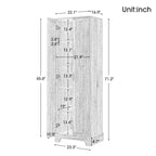 Storage Cabinet with Two Doors for Bathroom